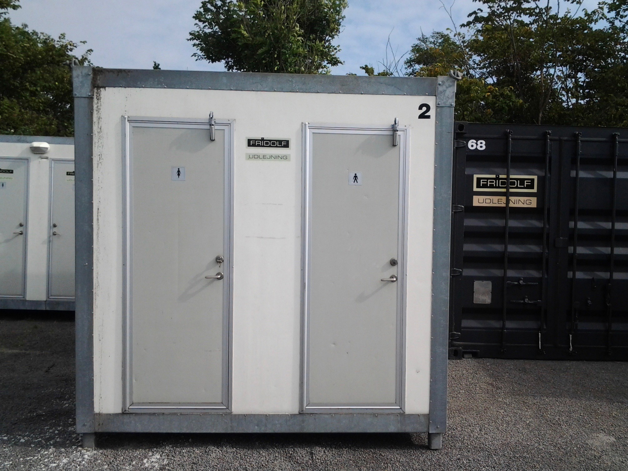 Dobbelt toiletcontainer - billede 2