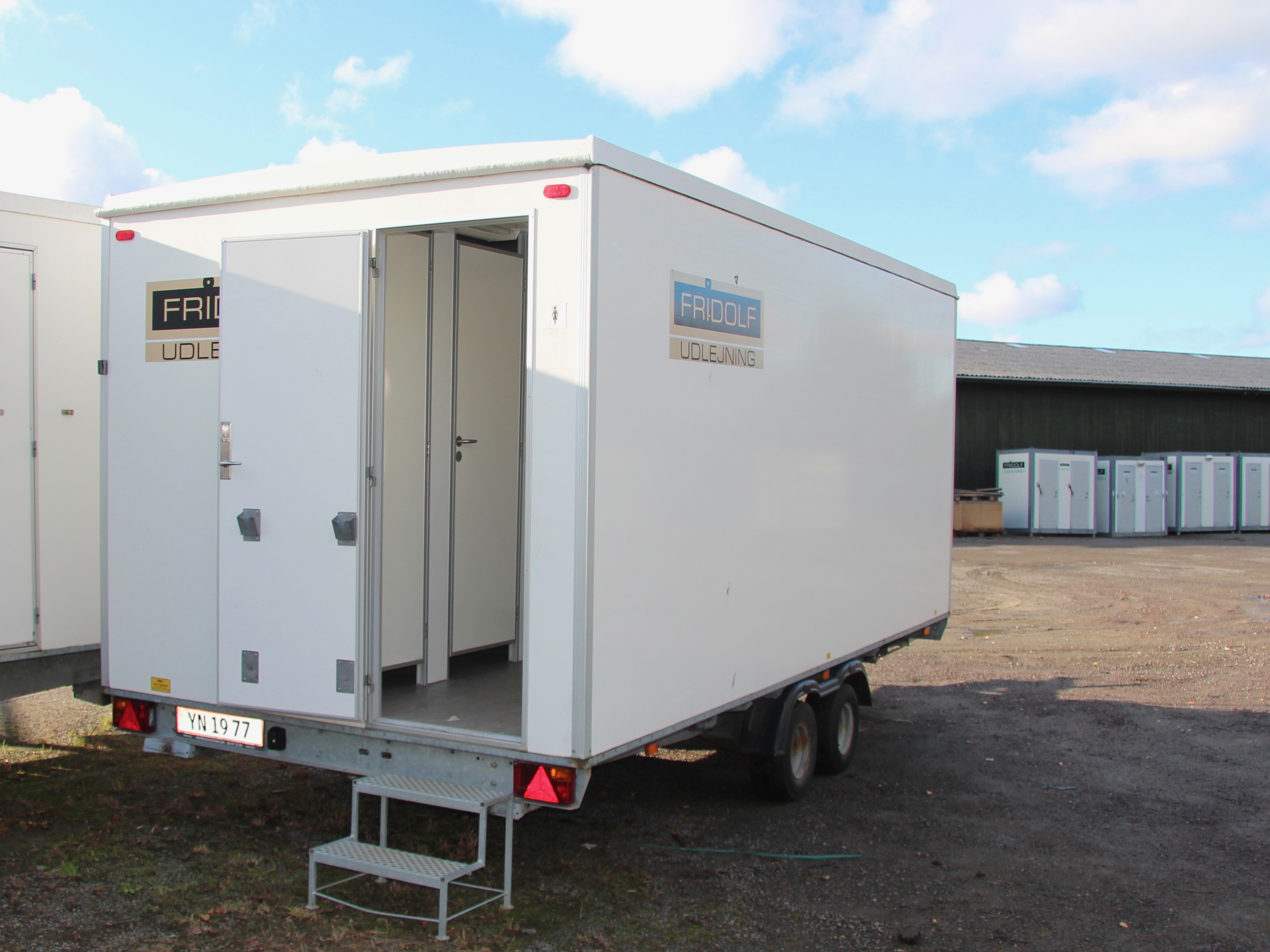 Toiletvogn 5 personer m/vandvarmer