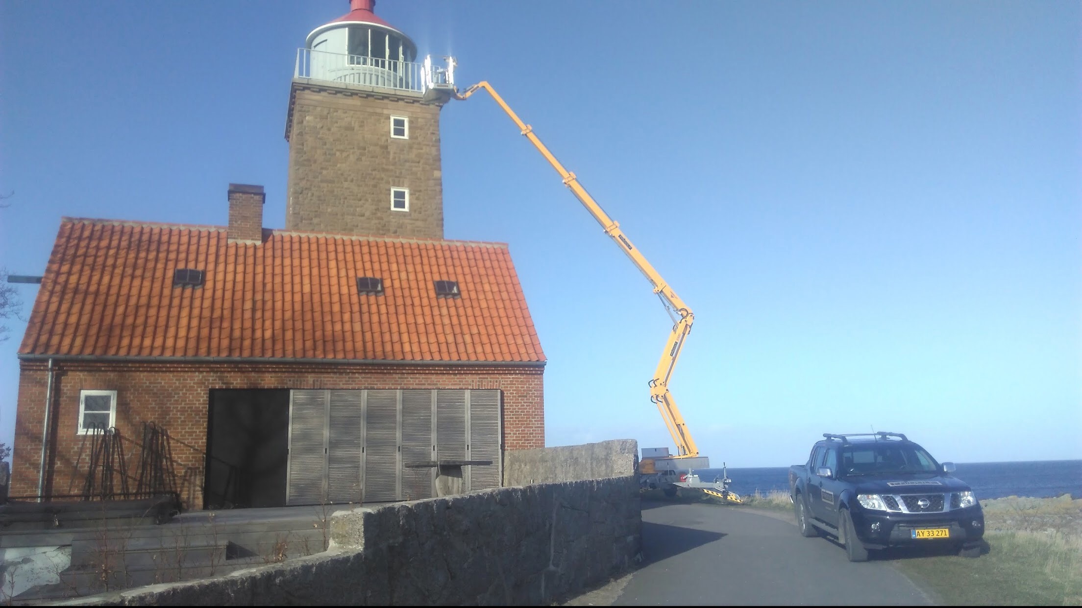 23 meter knækarmslift